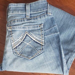 Ariat REAL Denim Mid Rise Boot Cut Jeans 29R